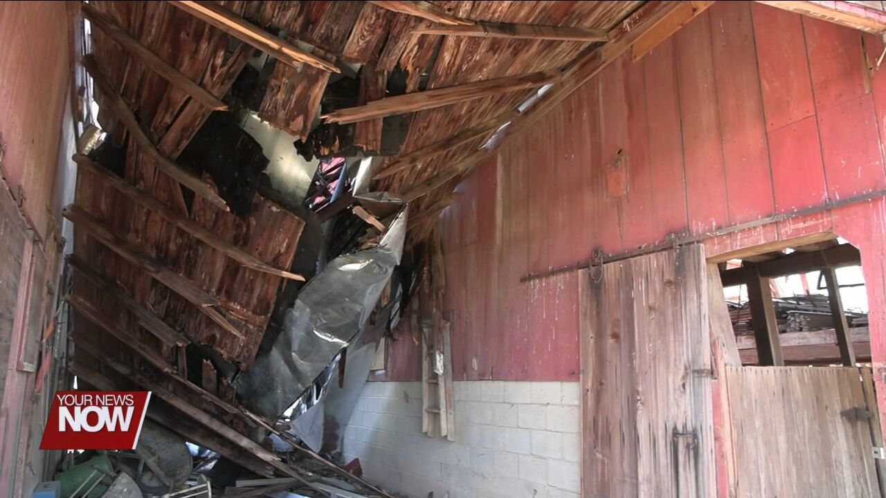 Southern Hancock County community of Jenera cleaning up damage after tornado Thursday